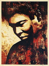 Load image into Gallery viewer, SHEPARD FAIREY &#39;Ali Canvas Print&#39; Screen Print
