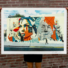 Load image into Gallery viewer, SHEPARD FAIREY x VHILS &#39;American Dreamers V&#39; 7-color Lithograph