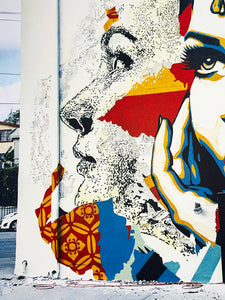 SHEPARD FAIREY x VHILS 'American Dreamers V' 7-color Lithograph