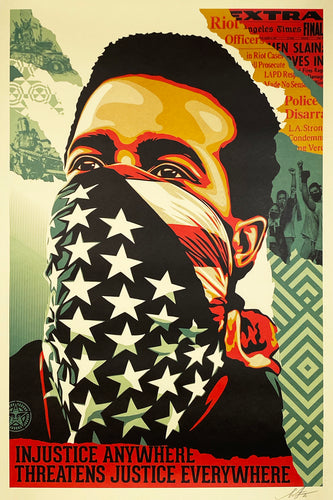 SHEPARD FAIREY 'American Rage' Offset Lithograph - Signari Gallery 