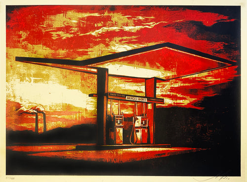 SHEPARD FAIREY 'America's Favorite' (red) Screen Print - Signari Gallery 