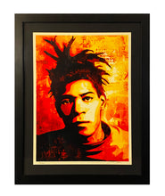 Load image into Gallery viewer, SHEPARD FAIREY &#39;Basquiat Canvas&#39; Screen Print Framed