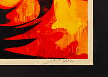 Load image into Gallery viewer, SHEPARD FAIREY &#39;Basquiat Canvas&#39; Screen Print Framed