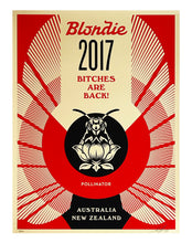 Load image into Gallery viewer, SHEPARD FAIREY &#39;Blondie: Pollinator - Bitches are Back&#39; Screen Print