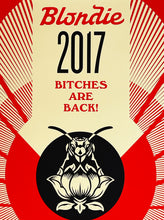 Load image into Gallery viewer, SHEPARD FAIREY &#39;Blondie: Pollinator - Bitches are Back&#39; Screen Print