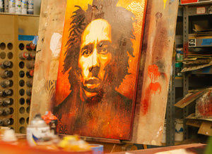 SHEPARD FAIREY 'Bob Marley Print' Screen Print