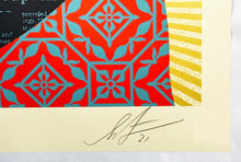 Load image into Gallery viewer, SHEPARD FAIREY &#39;Champion of Justice (RBG)&#39; Framed Screen Print