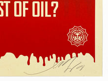 Load image into Gallery viewer, SHEPARD FAIREY &#39;Cost of Oil&#39; Screen Print (AP) - Signari Gallery 