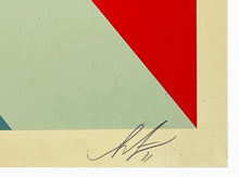 Load image into Gallery viewer, SHEPARD FAIREY &#39;Cultivate Justice&#39; (red) Screen Print - Signari Gallery 
