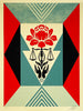 SHEPARD FAIREY 'Cultivate Justice' (red) Screen Print