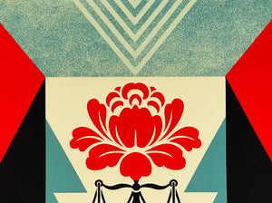 SHEPARD FAIREY 'Cultivate Justice' (red) Screen Print