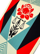 Load image into Gallery viewer, SHEPARD FAIREY &#39;Cultivate Justice&#39; (red) Screen Print - Signari Gallery 