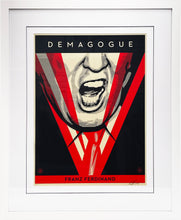 Load image into Gallery viewer, SHEPARD FAIREY &#39;Demagogue&#39; RARE Framed Screen Print
