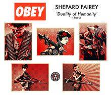 Load image into Gallery viewer, SHEPARD FAIREY &#39;Duality of Humanity&#39; 5-Screen Print Set - Signari Gallery 