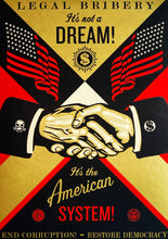 Load image into Gallery viewer, SHEPARD FAIREY &#39;End Corrupion&#39; Screen Print
