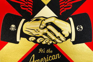 SHEPARD FAIREY 'End Corrupion' Screen Print