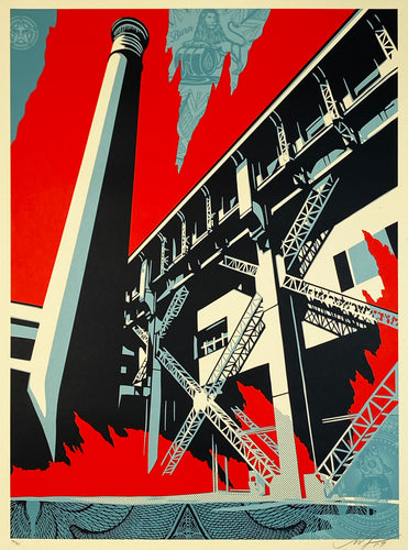 SHEPARD FAIREY 'Fossil Factory' Screen Print