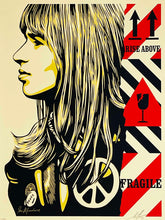 Load image into Gallery viewer, SHEPARD FAIREY &#39;Fragile Peace&#39; Screen Print