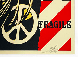 SHEPARD FAIREY 'Fragile Peace' Screen Print - Signari Gallery 