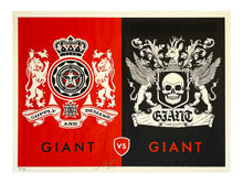 Load image into Gallery viewer, SHEPARD FAIREY &#39;Giant vs Giant&#39; (PP) Screen Print - Signari Gallery 