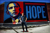 SHEPARD FAIREY 'Hope' (Obama) 4x6 In. Sticker
