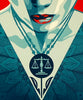 SHEPARD FAIREY 'Justice Woman' 2-Screen Print Set