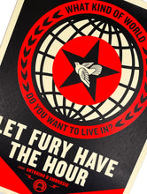 Load image into Gallery viewer, SHEPARD FAIREY &#39;Let Fury Have the Hour&#39; (film) Screen Print - Signari Gallery 