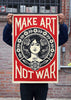 SHEPARD FAIREY 'Make Art Not War' Offset Lithograph