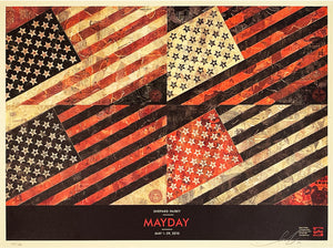 SHEPARD FAIREY 'May Day Flag Offset' Offset Lithograph