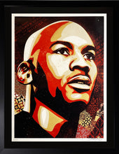 Load image into Gallery viewer, SHEPARD FAIREY &#39;Jordan: Hall-of-Fame Portrait&#39; Framed Screen Print - Signari Gallery 