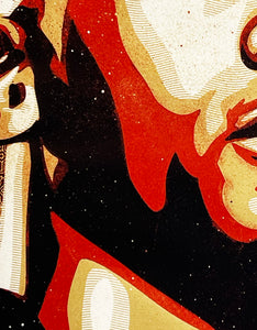 SHEPARD FAIREY 'Jordan: Hall-of-Fame Portrait' Framed Screen Print - Signari Gallery 