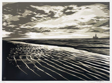 Load image into Gallery viewer, SHEPARD FAIREY &#39;Moon over Biloxi&#39; (white) Screen Print