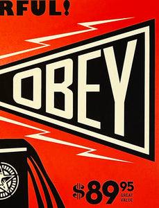 SHEPARD FAIREY 'Obey Megaphone' Screen Print - Signari Gallery 