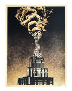 SHEPARD FAIREY 'Oil and Gas Building' Screen Print
