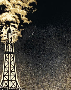 SHEPARD FAIREY 'Oil and Gas Building' Screen Print