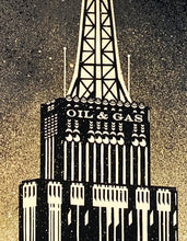 Load image into Gallery viewer, SHEPARD FAIREY &#39;Oil and Gas Building&#39; Screen Print