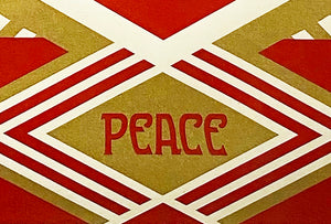 SHEPARD FAIREY 'Peace & Freedom Dove Gift' Framed Screen Print (228)