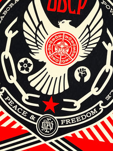 SHEPARD FAIREY 'Peace & Freedom Dove' Screen Print - Signari Gallery 