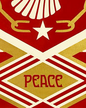 Load image into Gallery viewer, SHEPARD FAIREY &#39;Peace &amp; Freedom Dove Gift&#39; Framed Screen Print (219)