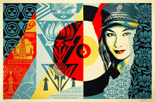 Load image into Gallery viewer, SHEPARD FAIREY &#39;Raise the Level&#39; Screen Print