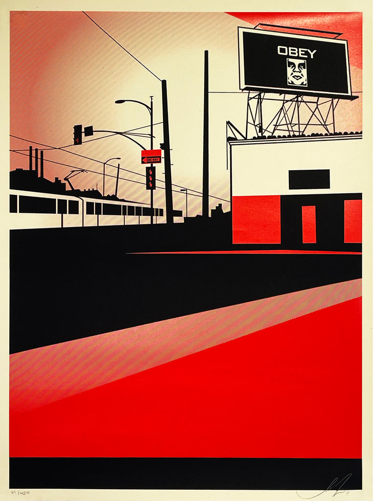 SHEPARD FAIREY 'SD Billboard' Screen Print (#61) - Signari Gallery 