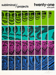 SHEPARD FAIREY 'Twenty-One' Screen Print