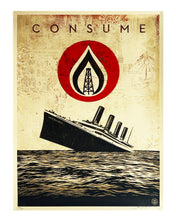 Load image into Gallery viewer, SHEPARD FAIREY &#39;Unsinkable Consumption&#39; Screen Print