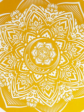 Load image into Gallery viewer, SHEPARD FAIREY &#39;Yellow Mandala&#39; Screen Print