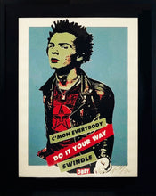 Load image into Gallery viewer, SHEPARD FAIREY &#39;Sid Vicious: Your Way 3&#39; RARE Framed Screen Print