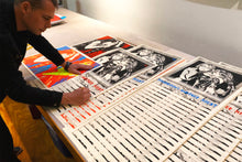 Load image into Gallery viewer, SHEPARD FAIREY x NIAGARA &#39;Tomorrow&#39;s Another Night&#39; Screen Print