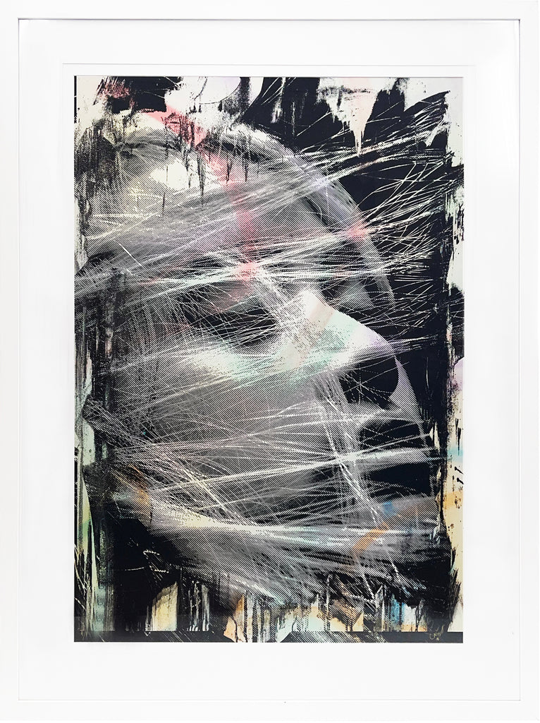 SNIK 'Emmaline' Framed Hand-Finished (AP) Screen Print - Signari Gallery 