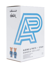 Load image into Gallery viewer, STASH x Be@rbrick &#39;Albino + Preto&#39; Designer Art Figure Set