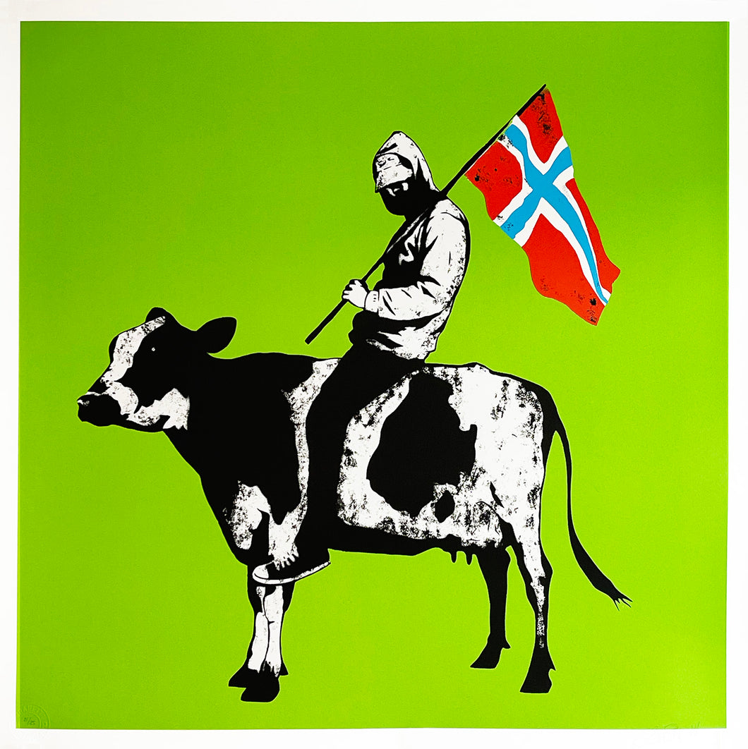 STEIN 'Norwegian Hardcore' (lime) Screen Print
