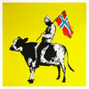 STEIN 'Norwegian Hardcore' (yellow) Screen Print